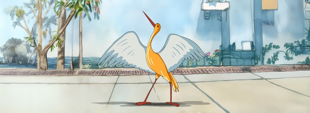 Movie poster Yellow stork