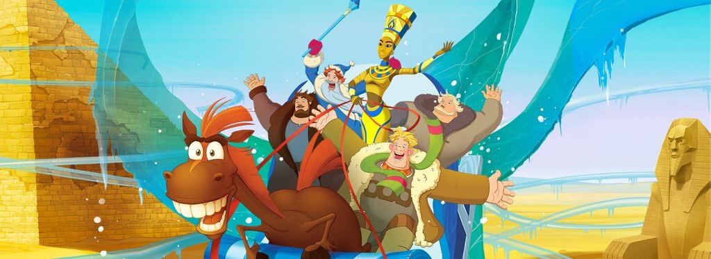 Постер фильма Три богатыря и принцесса Египта