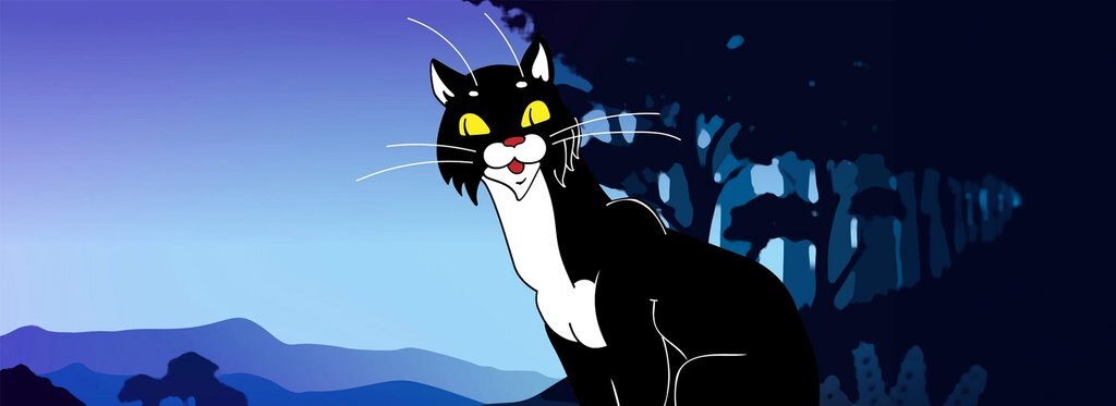Постер фильма Кот, который гулял сам по себе