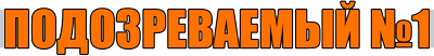Подозреваемый №1
